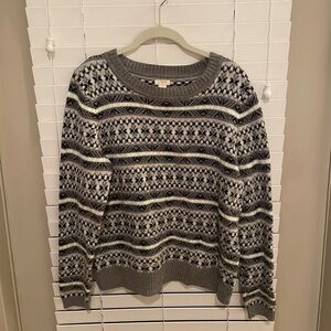 J Crew Factory Fair Isle sweater